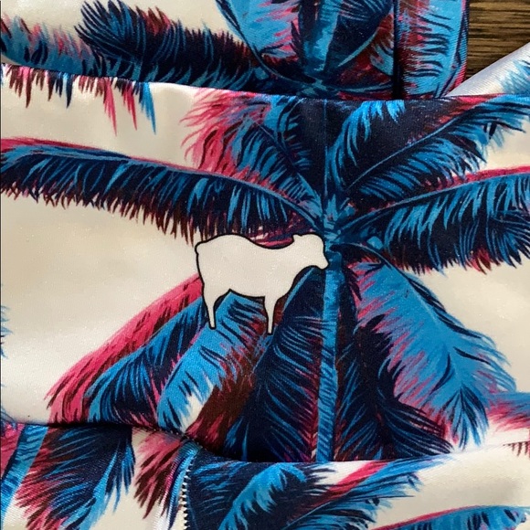 Goldsheep Neon Palm leggings size Small🌴💗💙 - Picture 4 of 4